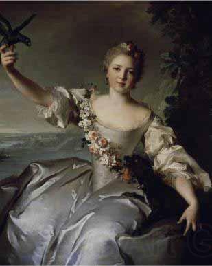 Jjean-Marc nattier Portrait of Mathilde de Canisy, Marquise d'Antin Germany oil painting art